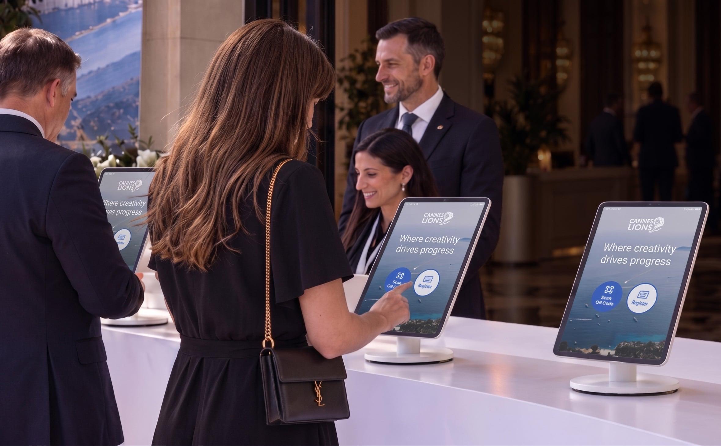 Kiosk screen