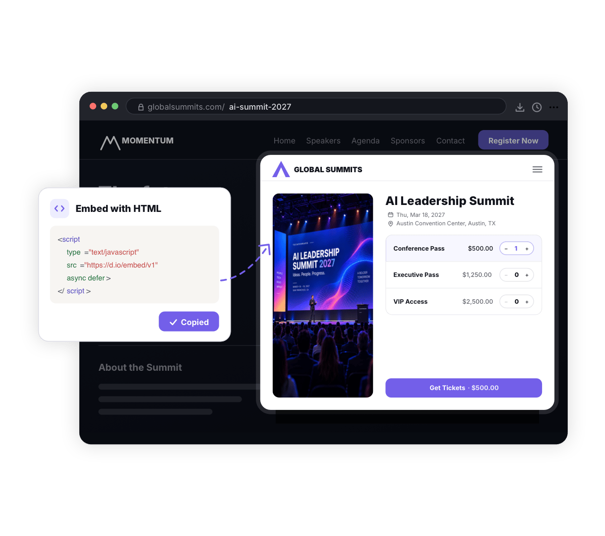 Embedded Checkout on Your Website