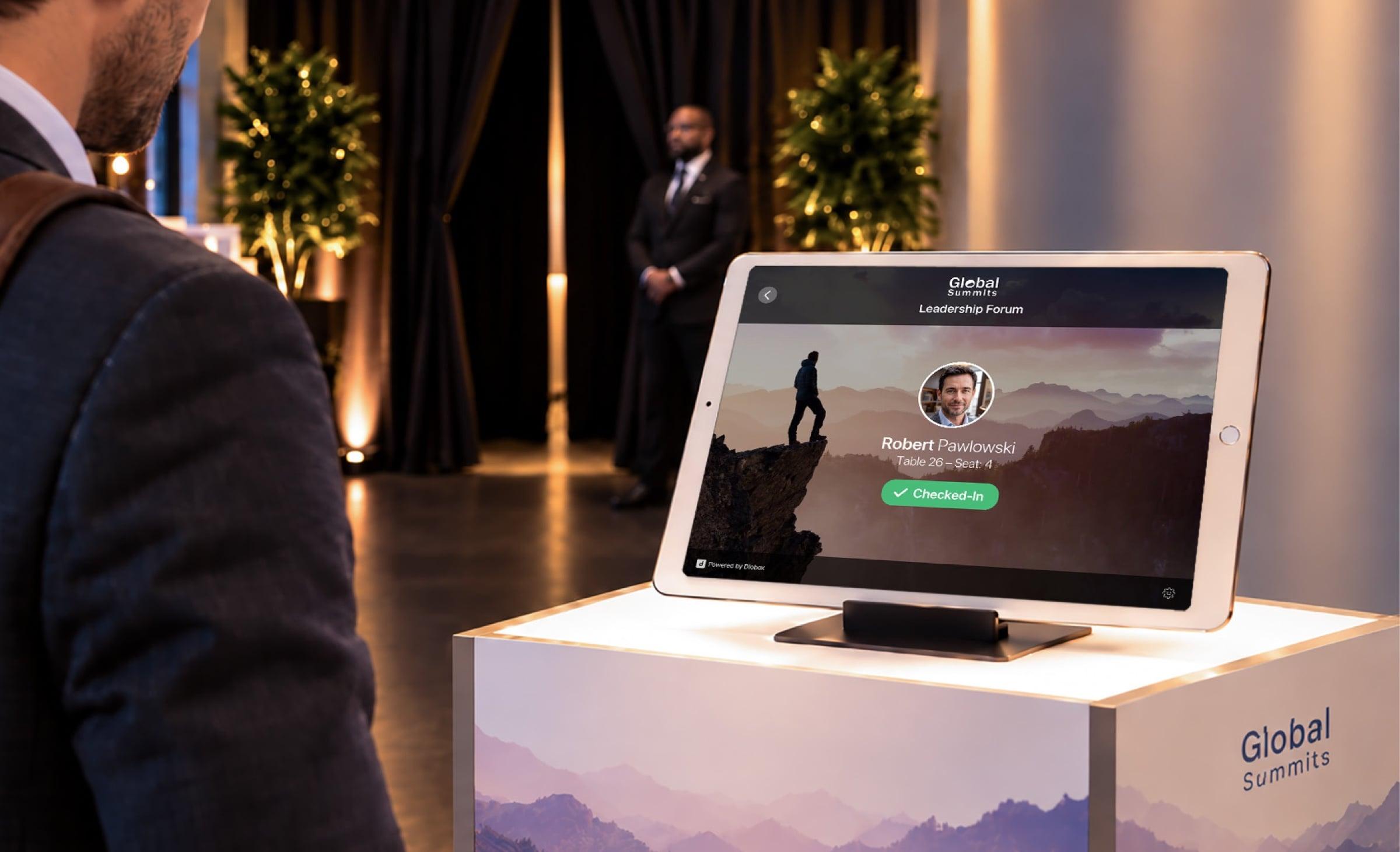 Kiosk Mode — Check-In & Sessions