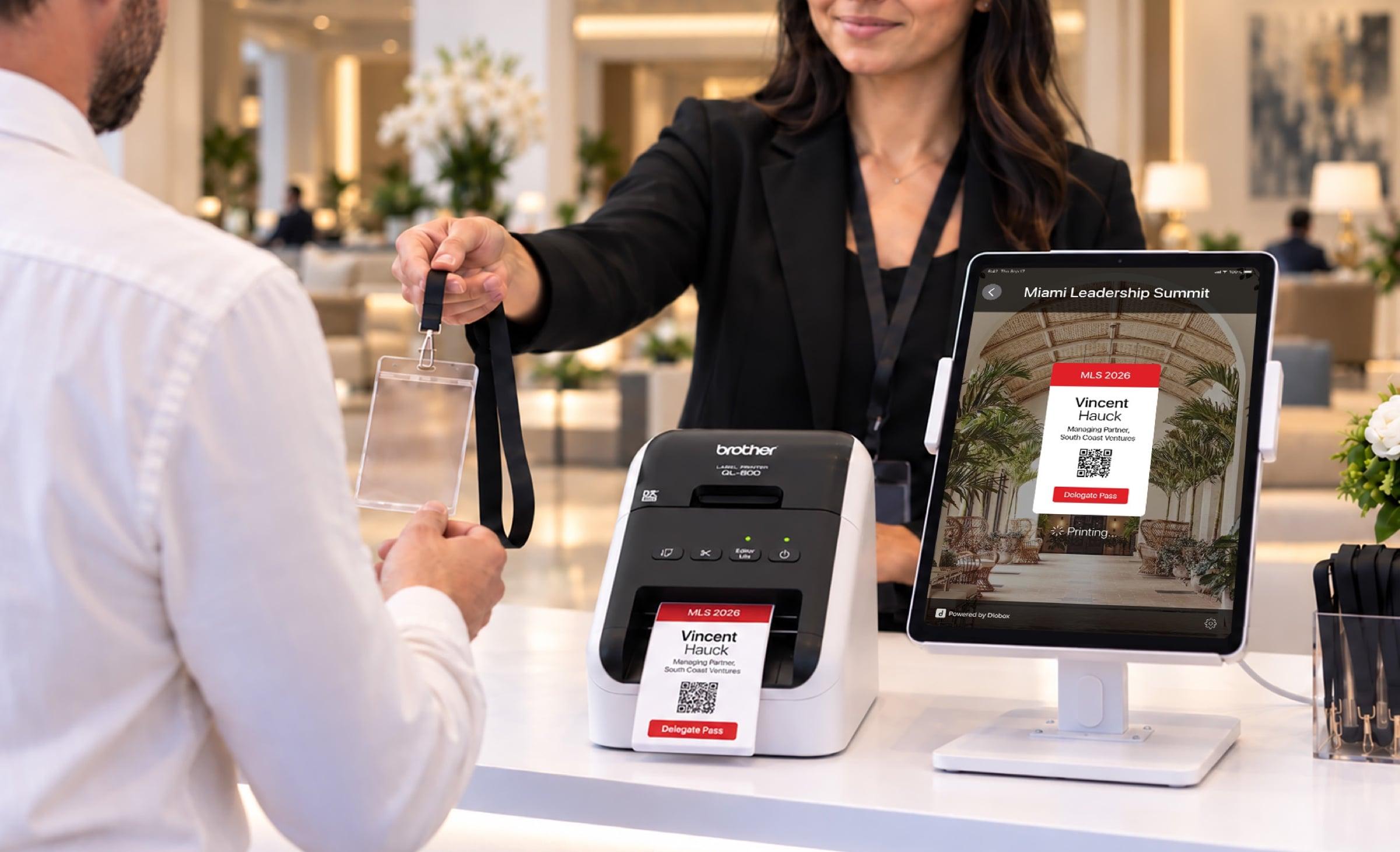 Kiosk Mode — Badge Printing