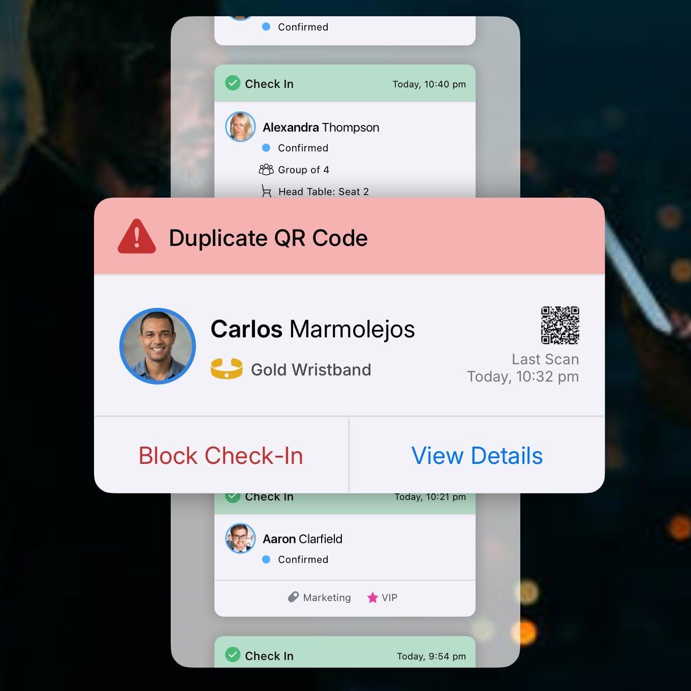 Fraud-Proof Check-In.