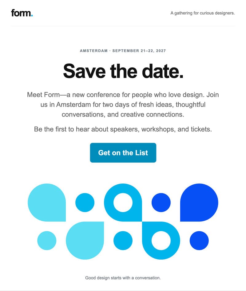 Email invitation example 13