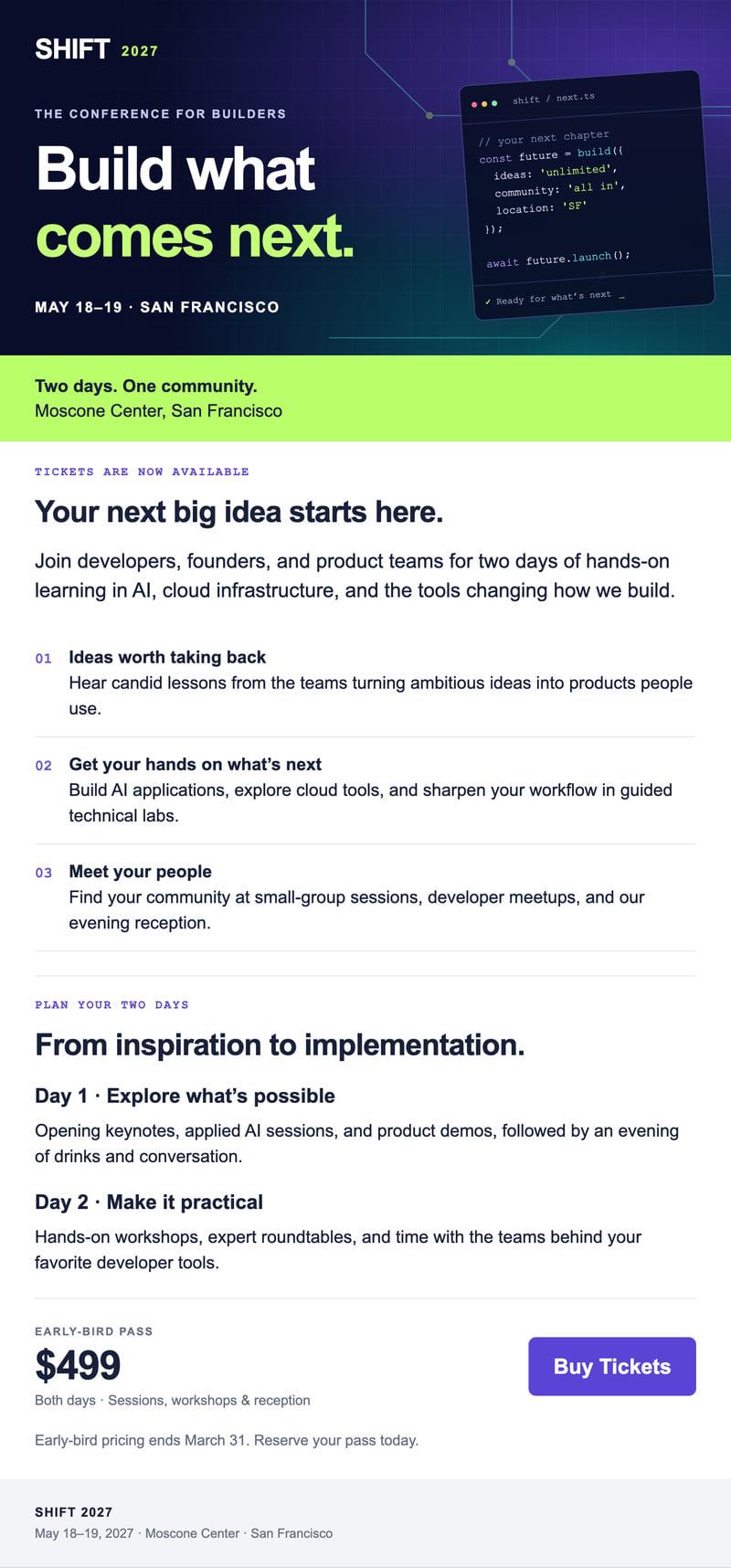 Email invitation example 14